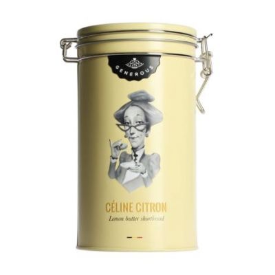 Biscuits au Citron Céline en Boîte Sans Gluten 100g Généreux