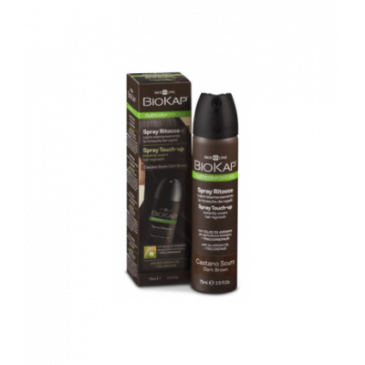 Spray Retoque Castaño Oscuro 75ml Biokap