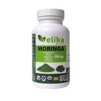 Moringa 500Mg SinGluten Vegan 120comp Elika Foods