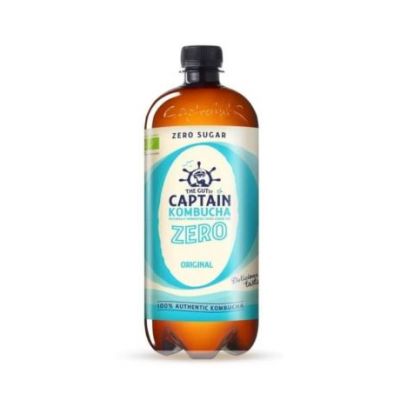 Original Zero Gluten-Free Vegan Kombucha Tea 1L Captain Kombucha