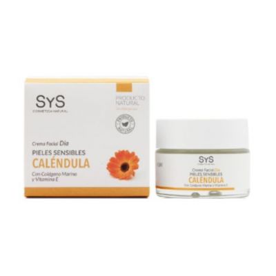 Calendula Day Facial Cream with Marine Collagen and Vitamin E 50ml SYS