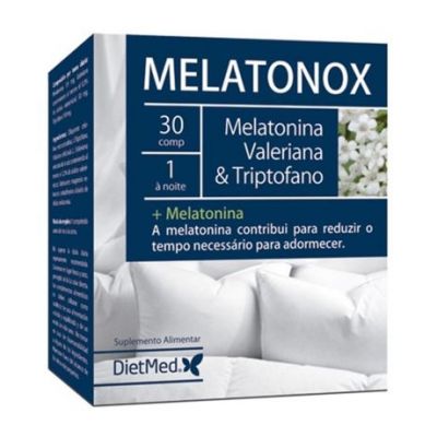 Melatonox Melatonina, Valeriana y Triptofano 30comp Dietmed
