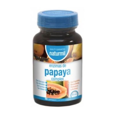 Papaya Complex Enzymes 90comp Naturmil