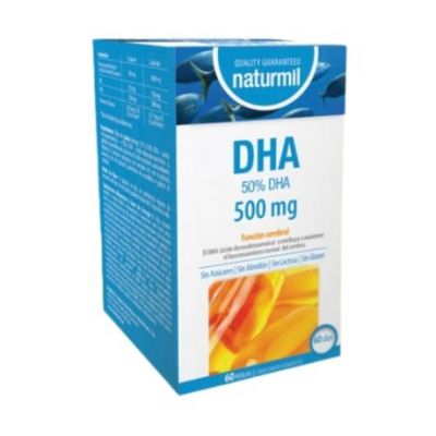 DHA 50% 500mg Gluten-Free 60caps Naturmil