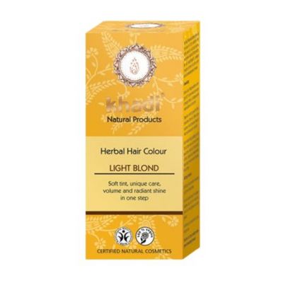 Tintura Per Capelli Naturale Alle Erbe Biondo Chiaro Vegan 100g Khadi