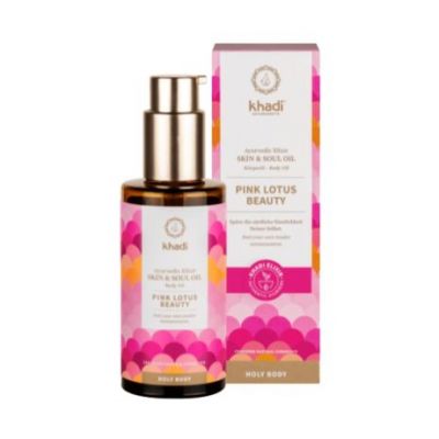 Aceite Elixir Ayurveda Loto Rosado 100ml Khadi