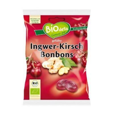 Caramelos Jengibre Cereza Eco 75g Biodeta