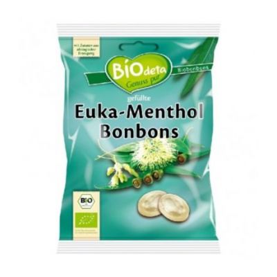 Caramelos Rellenos Mentol Bio 75g Biodeta