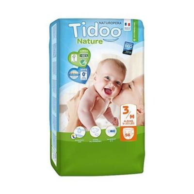 Pañal Midi T3 4-9kg 27uds Tidoo Nature