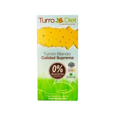 Torrone Tenero alle Mandorle Senza Zucchero Senza Glutine 150g Turro Diet