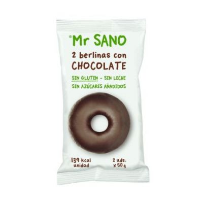 Berlina de Chocolate SinGluten 2uds Mr Sano