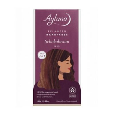 Vegetable Coloring N85 Chestnut Choco Bio Vegan 100g Ayluna