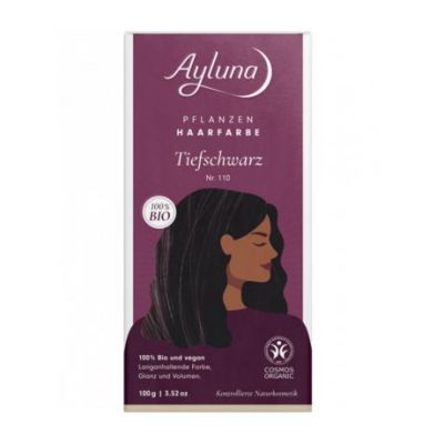Colorante Vegetal N 110 Negro Intenso Bio Vegan 100g Ayluna