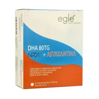 DHA 80TG NPD1 Astaxanthine 30caps Egle