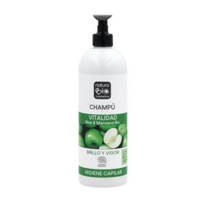 Champu Vitalidad Aloe y Manzana Bio 740ml Naturabio Cosmetics