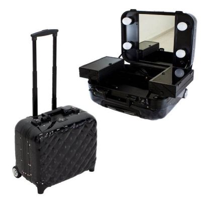 BLACK BRIEFCASE WITH D'ORLEAC LIGHT