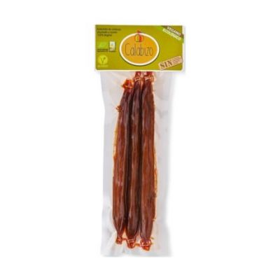 Chorizo ​​Zucca Eco Vegan confezione da 120g Calabizo