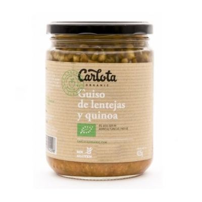 Lentil Stew with Quinoa Gluten Free Bio Vegan 425g Carlota Organic