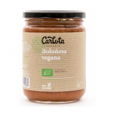 Gluten Free Bolognese Sauce Eco Vegan 425g Carlota Organic