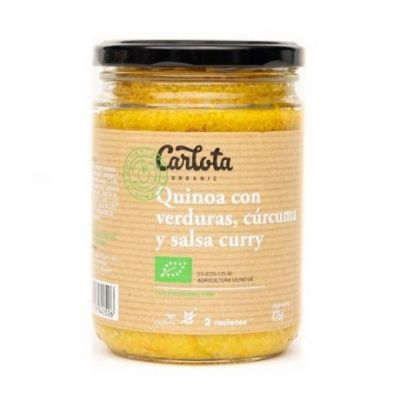 Quinoa with Vegetables Turmeric and Curry Eco 425g Carlota Organic