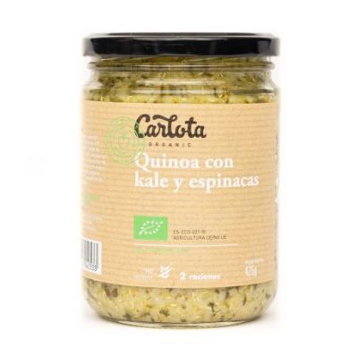 Quinoa with Kale and Spinach Eco 425g Carlota Organic