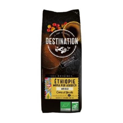 Ground Coffee Ethiopia Moka 100 Arabica Bio 250g Destination
