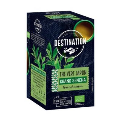 Sencha Premium Japanese Organic Green Tea 20 sachets Destination