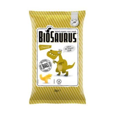 Organic Gluten-Free Cheese Snacks 50g Biosaurus