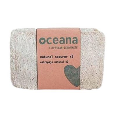 Estropajo Lufa y celulosa 2uds Oceana