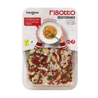 Risotto Mediterraneo deshidratado SinGluten Vegan 280g Trevijano