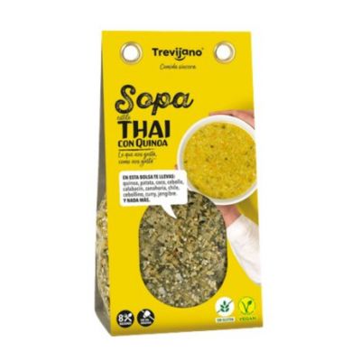 Sopa Thai con Quinoa Vegan SinGluten 200g Trevijano