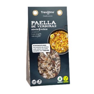 Paella 6 verduras SinGluten Vegan 280g Trevijano