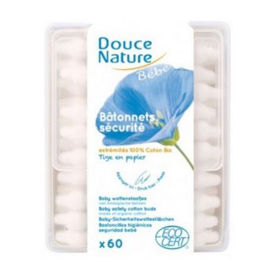 Organic Baby Safety Ear Sticks 60 Douce Nature