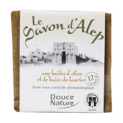 Pastilla Jabon Alepo 12 Laurel Bio 200g Douce Nature