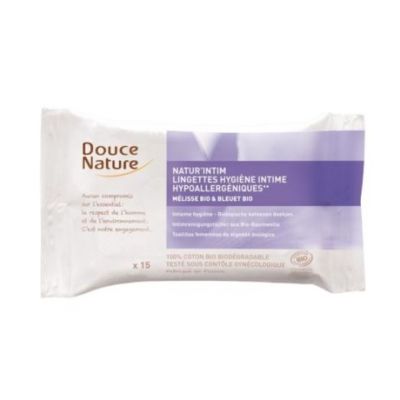 Toallitas Intimas Hipoalergenicas Bio 15uds Douce Nature