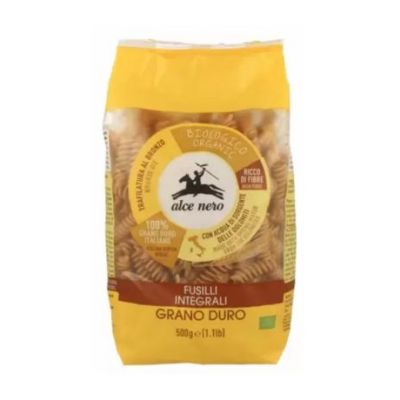 Fusilli de Trigo Duro Integral Bio 500g Alce Nero