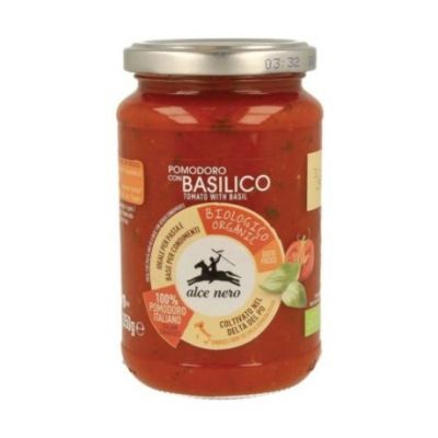 Salsa de Tomate con Albahaca Bio 350g Alce Nero