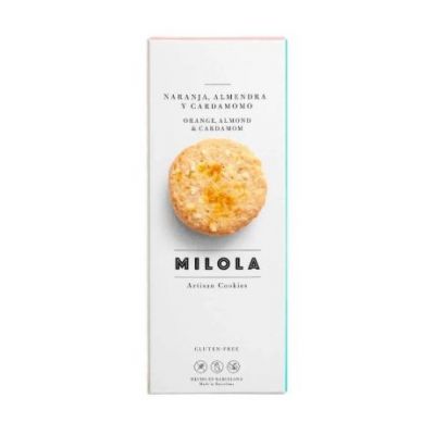 Galletas Naranja Almendra Cardamomo SinGluten 140g Milola