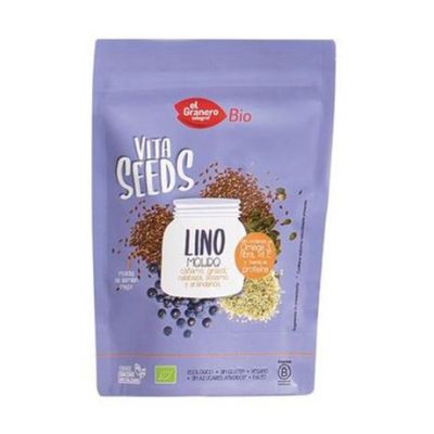 Vitaseeds Lino Molido Cañamo Girasol Sesamo SinGluten Bio 300g El Granero Integral