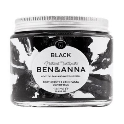 Dentifricio Nero Eco Vegan Vaso Vetro 100ml Ben Anna