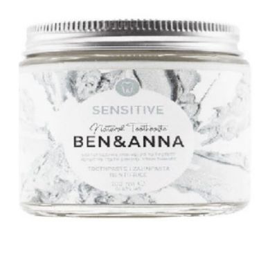 Dentifricio Sensitive Eco Vegan Vaso Vetro 100ml Ben Anna