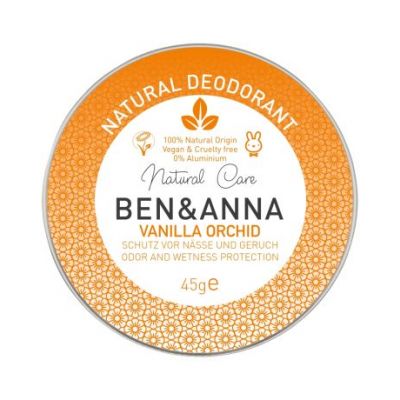 Desodorante Vainilla Lata Orchid Eco Vegan 45g Ben Anna