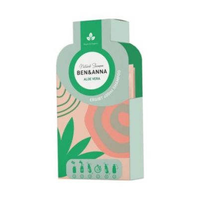 Aloe Shampoo Dry Flakes to Dilute in Water 2x20g Ben Anna