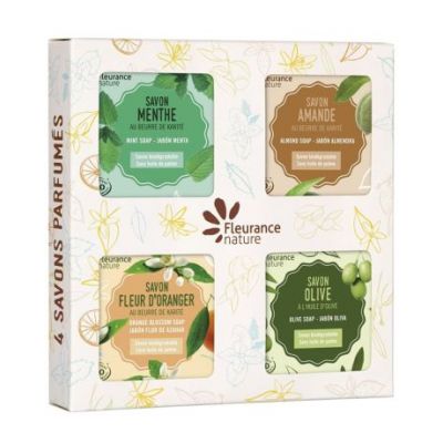 Cofre Jabones Bio 4x100g Fleurance Nature