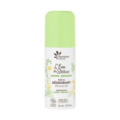 Bio-Deodorant aus Eisenkraut und Bergamotte zum Aufrollen, 50 ml, Fleurance Nature