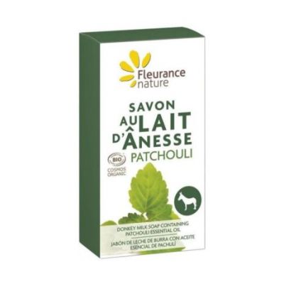 Eselsmilchseife mit Bio-Patschuli 100g Fleurance Nature