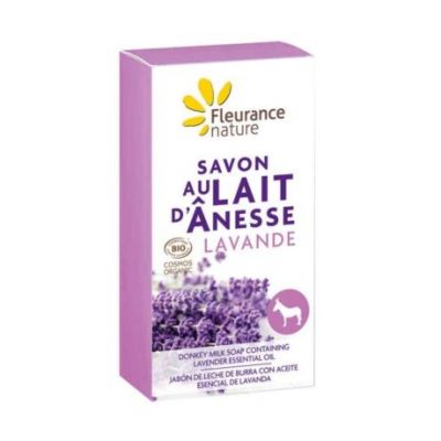 Eselsmilchseife mit ätherischem Bio-Lavendelöl 100 g Fleurance Nature