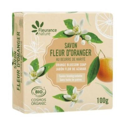 Bio-Seife mit Orangenblütenduft, 100 g, Fleurance Nature