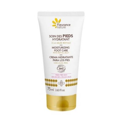Feuchtigkeitsspendende Fußcreme mit Bio-Gelée Royale 75 ml Fleurance Nature