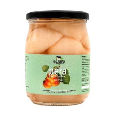 Pera en Almibar Bio 550g A 2 Pasos del Campo